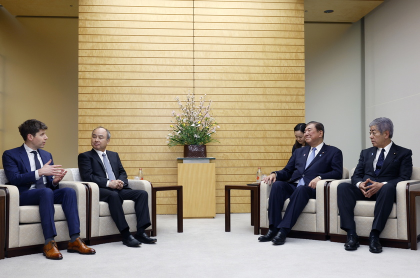 Japan's prime minister meets SoftBank Group CEO and OpenAI CEO in Tokyo