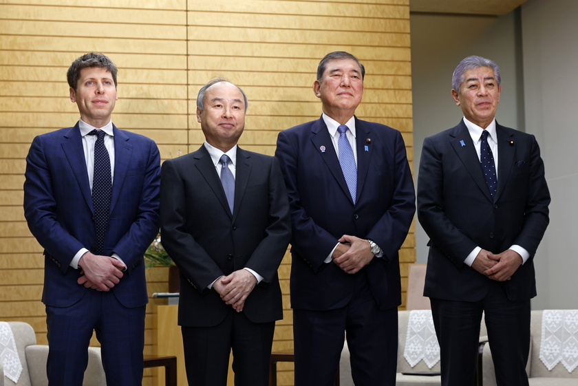 Japan's prime minister meets SoftBank Group CEO and OpenAI CEO in Tokyo