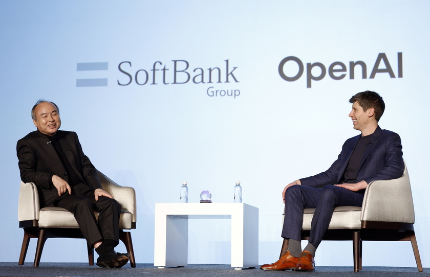 'Transforming Business through AI' event hosted by OpenAI, Arm and SoftBank Corp. in Tokyo