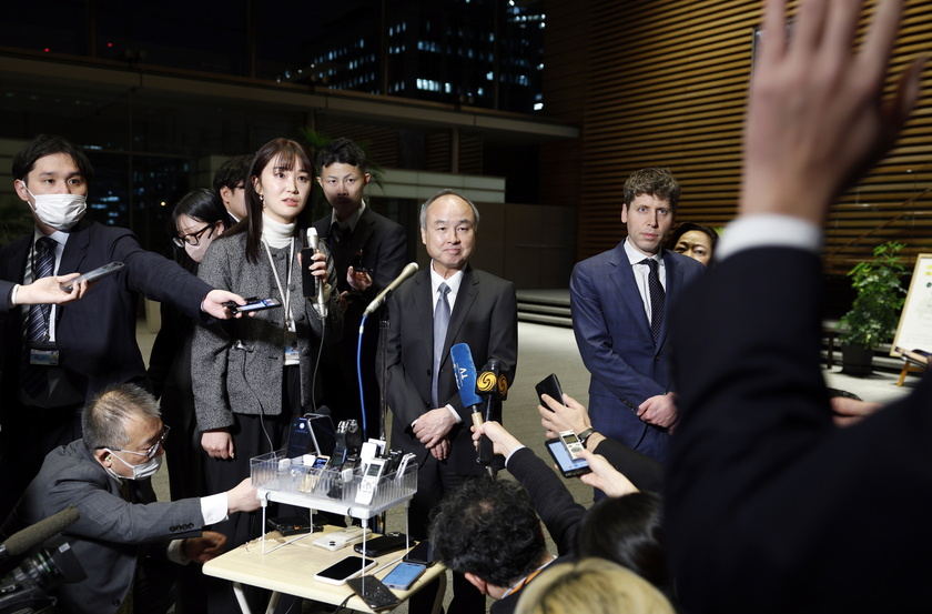 Japan's prime minister meets SoftBank Group CEO and OpenAI CEO in Tokyo