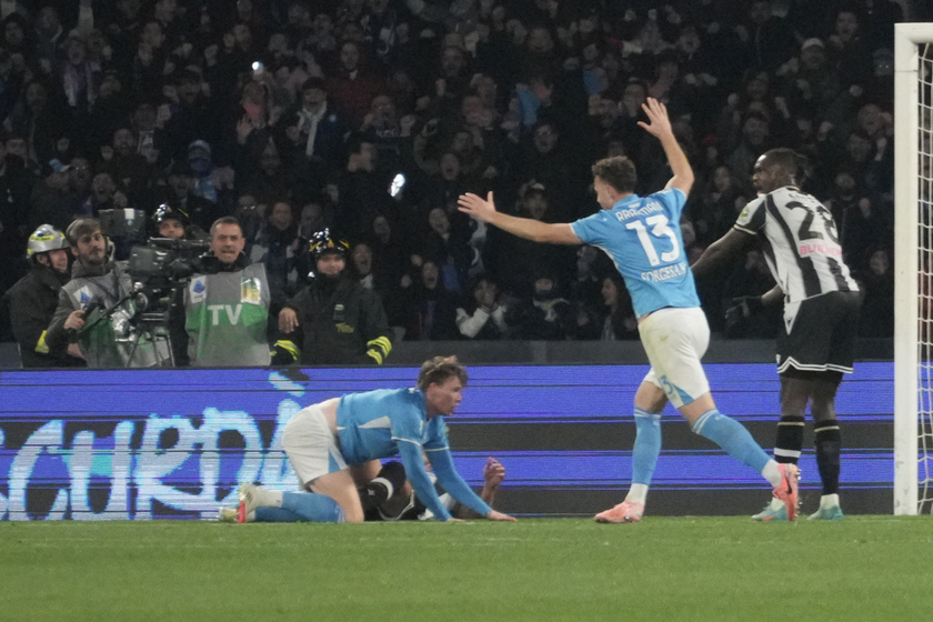 Italy soccer: Serie A , SSC Napoli vs Udinese Calcio 