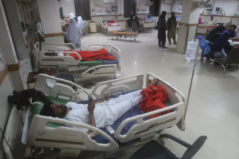 Victims of train hijacking in southwestern Pakistan arrive to Quetta hospital