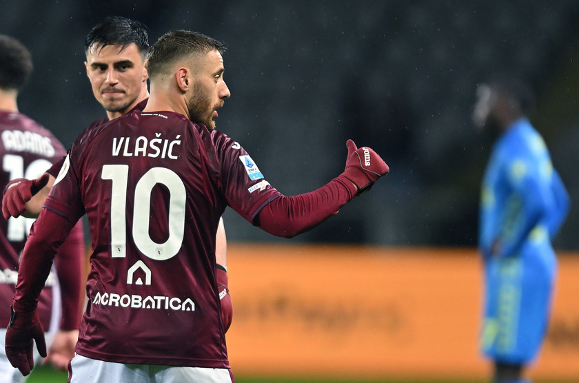 Serie A soccer match Torino vs Empoli