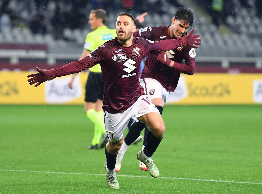 Serie A soccer match Torino vs Empoli