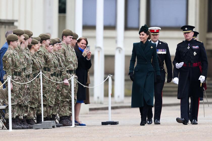 Londra, Kate alla parata per San Patrizio