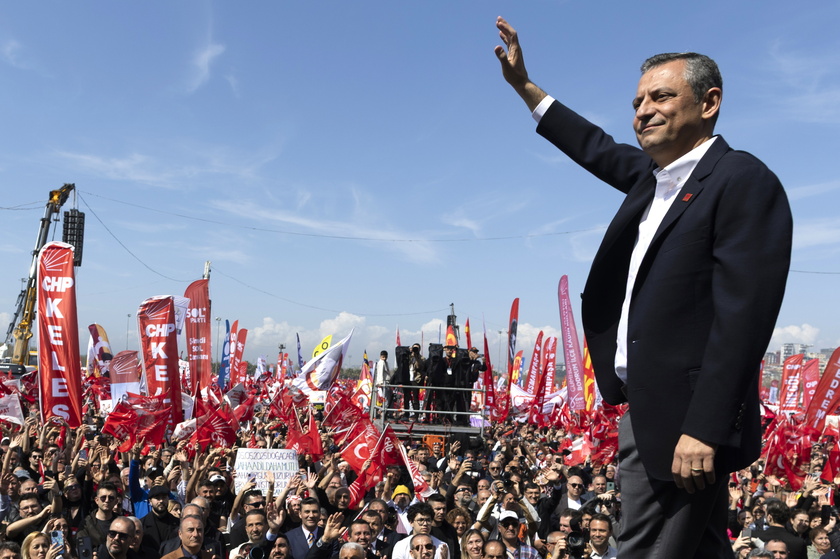 Main opposition party CHP protests against the detention of Istanbul mayor