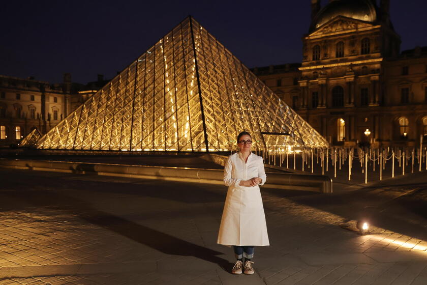 Paris Louvre Museum hosts its first-ever fashion gala - Chef Anne Sophie Pic