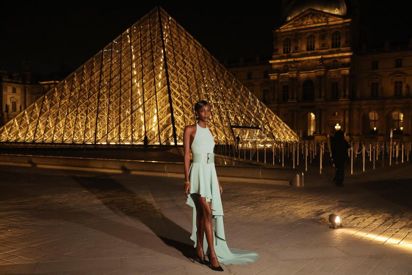 Paris Louvre Museum hosts its first-ever fashion gala -  Singer Lous and the Yakuza