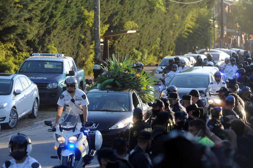 Maradona's wake in Argentina