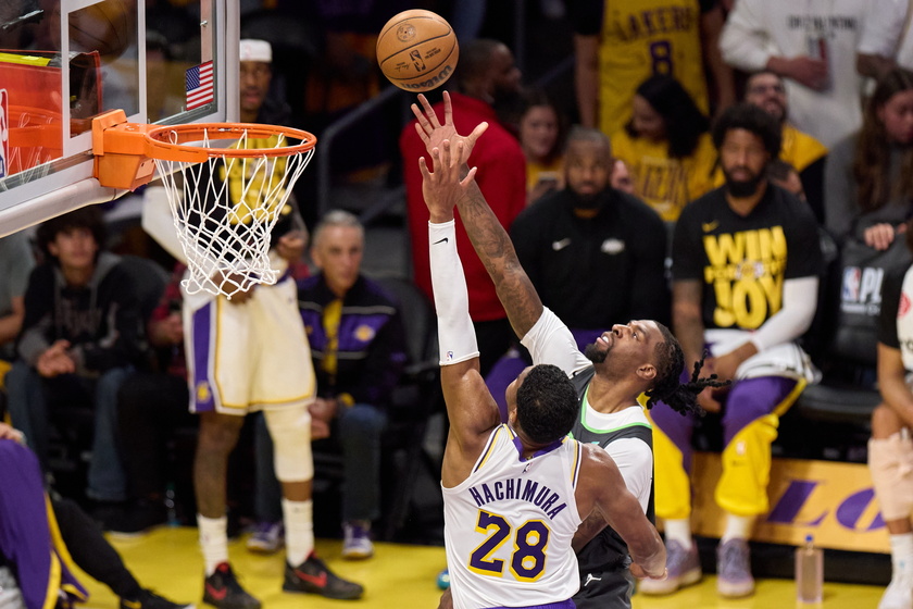 NBA Playoffs: Minnesota Timberwolves at Los Angeles Lakers