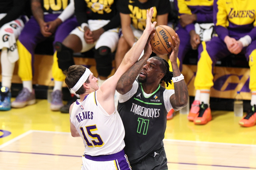 NBA Playoffs: Minnesota Timberwolves at Los Angeles Lakers