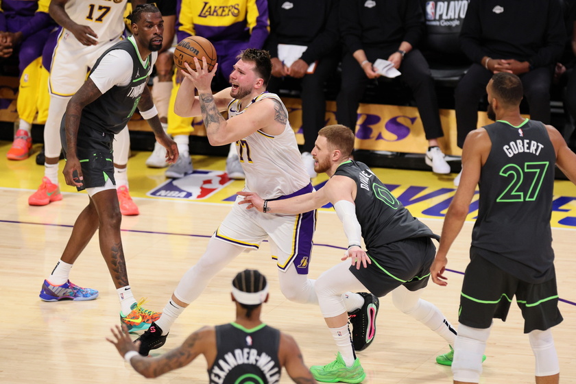 NBA Playoffs: Minnesota Timberwolves at Los Angeles Lakers