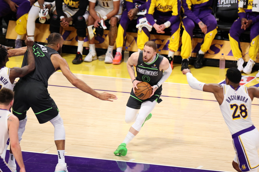 NBA Playoffs: Minnesota Timberwolves at Los Angeles Lakers