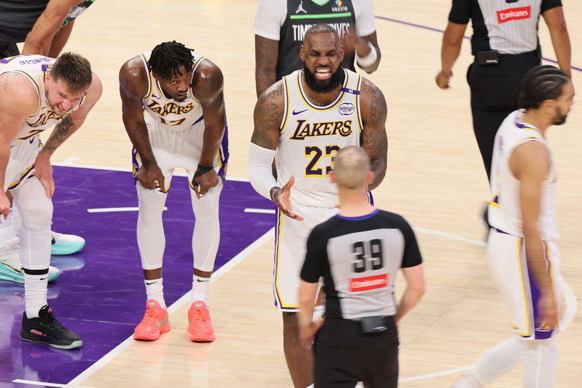 NBA Playoffs: Minnesota Timberwolves at Los Angeles Lakers