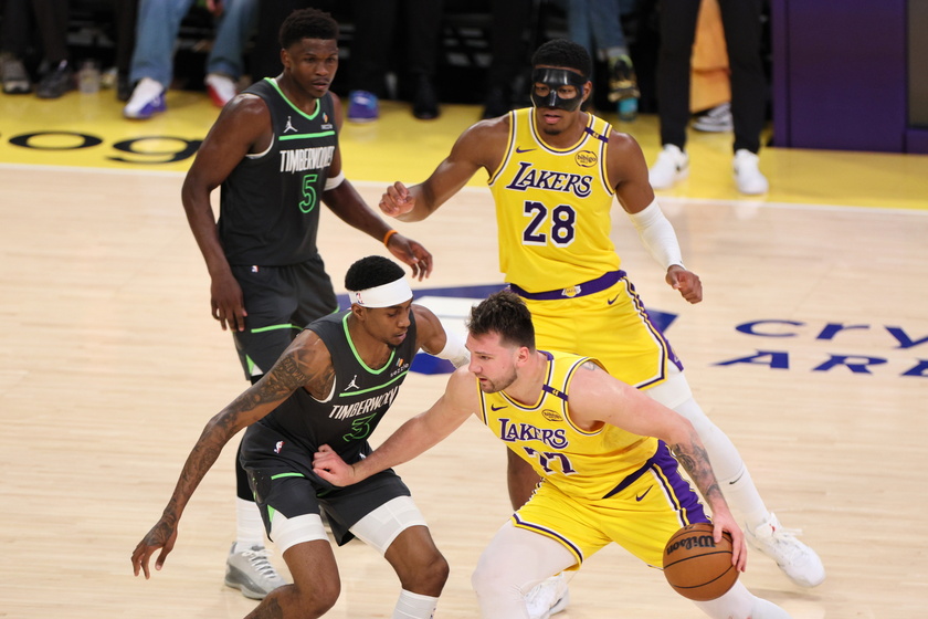 NBA Playoffs - Minnesota Timberwolves at Los Angeles Lakers