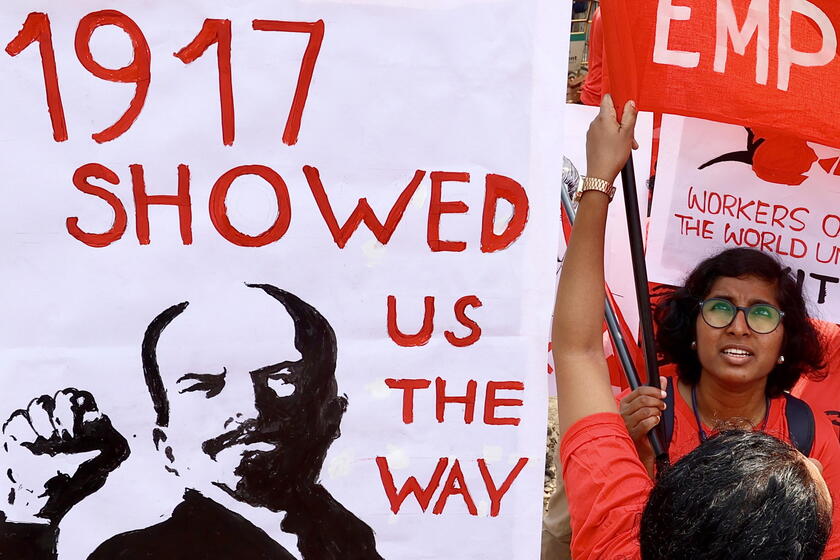 International Workers' Day rally in Bangalore