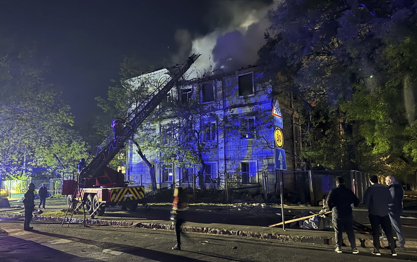 Two killed, several injured in overnight Russian drone attack on Odesa
