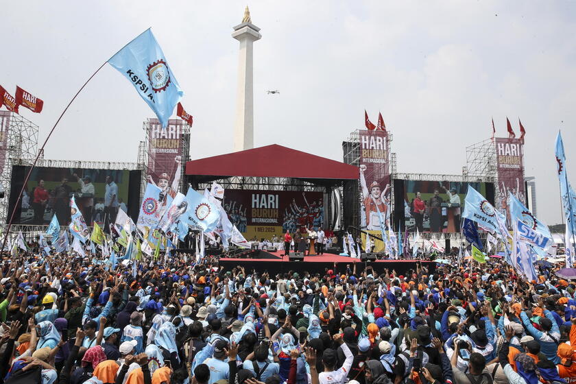 International Worker's Day oberved in Jakarta