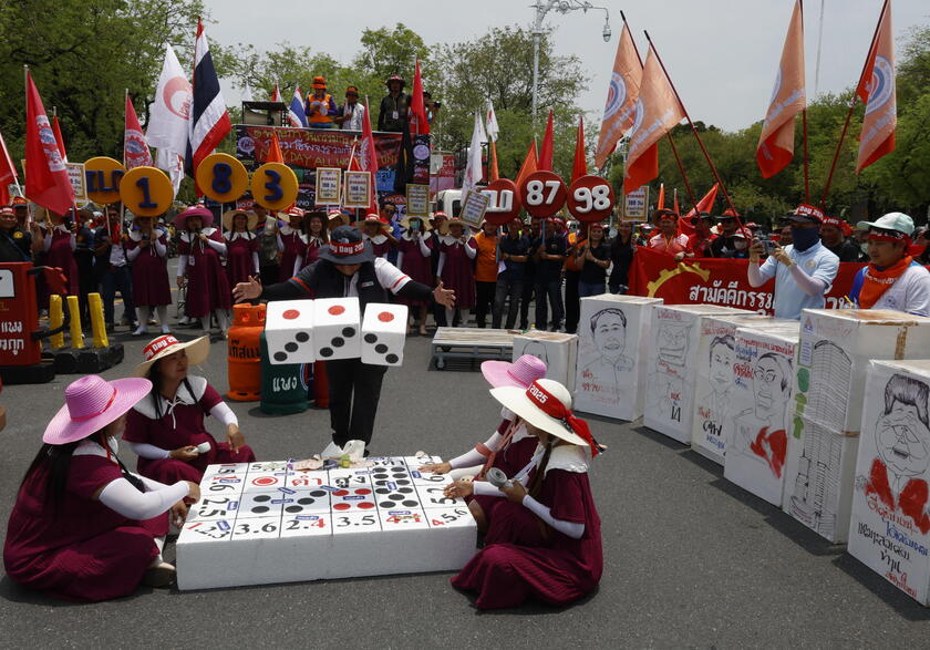 Demonstration to mark the International Labor Day in Bangkok