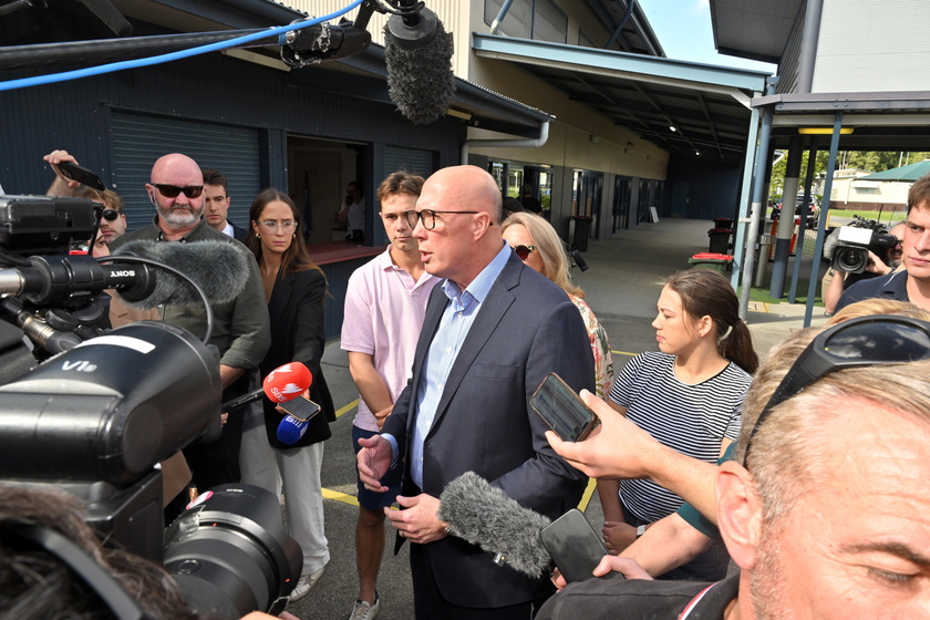 Leader of the Opposition Peter Dutton campaign