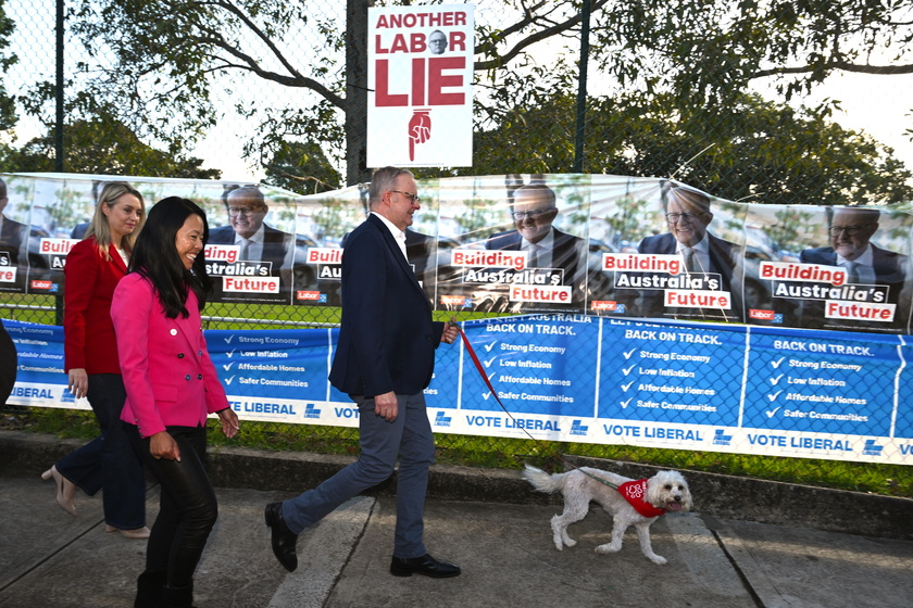 Australian Prime Minister Anthony Albanese campaign