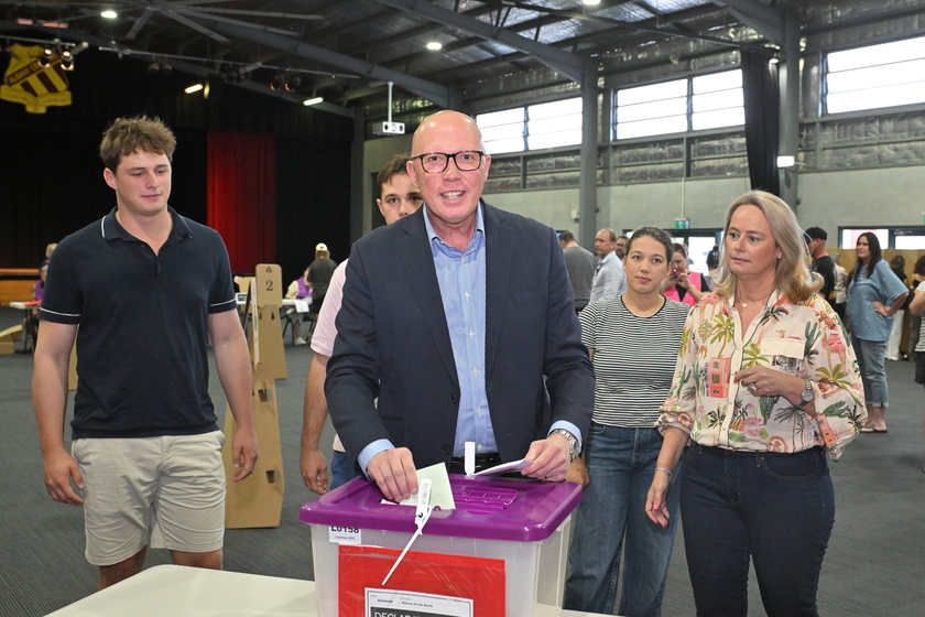 Leader of the Opposition Peter Dutton campaign
