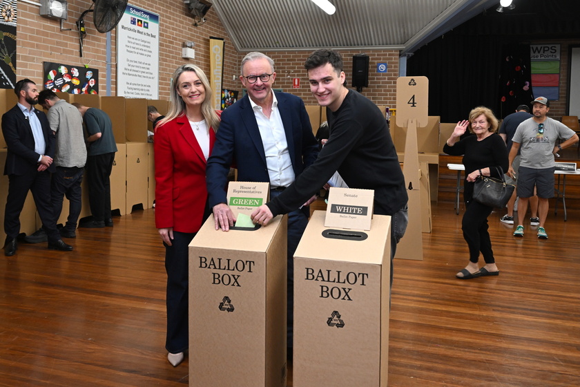 Australian Prime Minister Anthony Albanese campaign