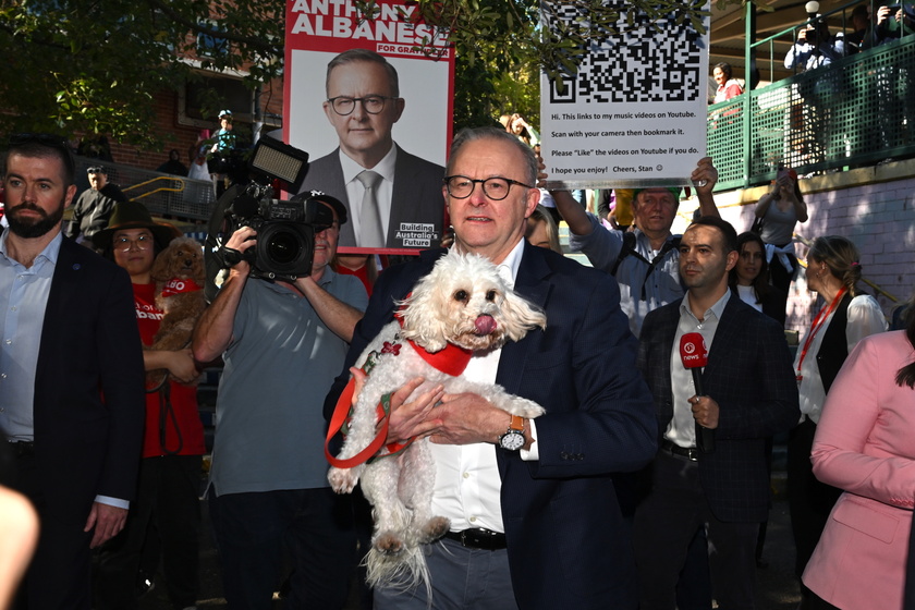 Australian Prime Minister Anthony Albanese campaign