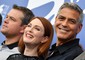 George Clooney, Matt Damon e Julianne Moore © Ansa