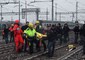 I soccorsi al treno deragliato a Milano © ANSA