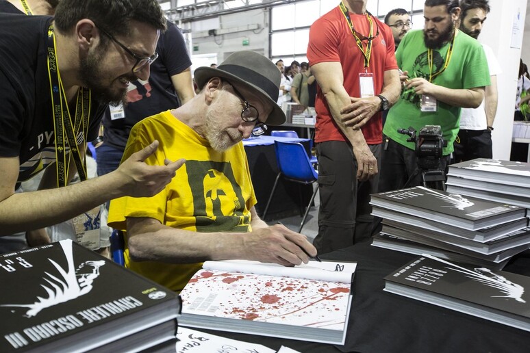 Frank Miller al Comicon a Napoli - RIPRODUZIONE RISERVATA