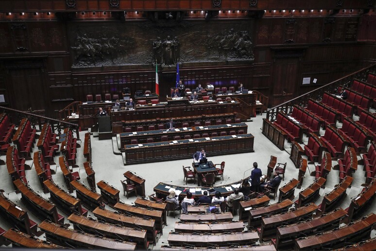 Una veduta dell 'Aula della Camera - RIPRODUZIONE RISERVATA