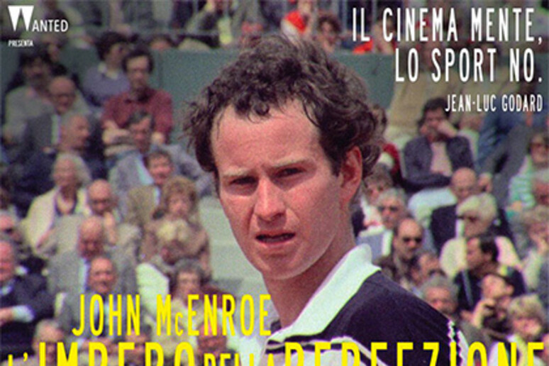 La locandina di John McEnroe - RIPRODUZIONE RISERVATA