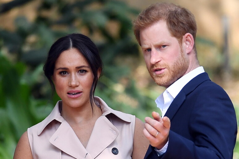 Il principe Harry e la consorte Meghan Markle © ANSA/EPA