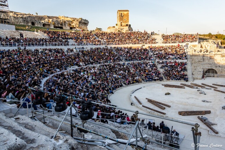 Il teatro Greco di Siracusa - RIPRODUZIONE RISERVATA