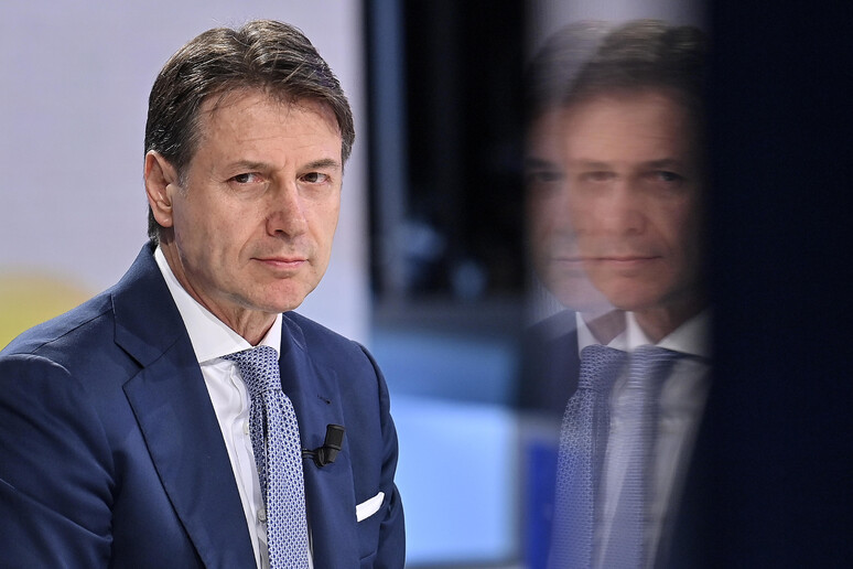 Giuseppe Conte in una recente immagine - RIPRODUZIONE RISERVATA