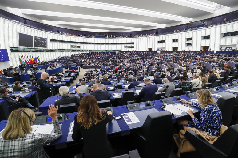 Una votazione al Parlamento Europeo © ANSA/EPA