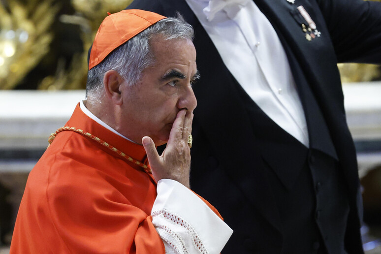 Cardinal Angelo Becciu - RIPRODUZIONE RISERVATA