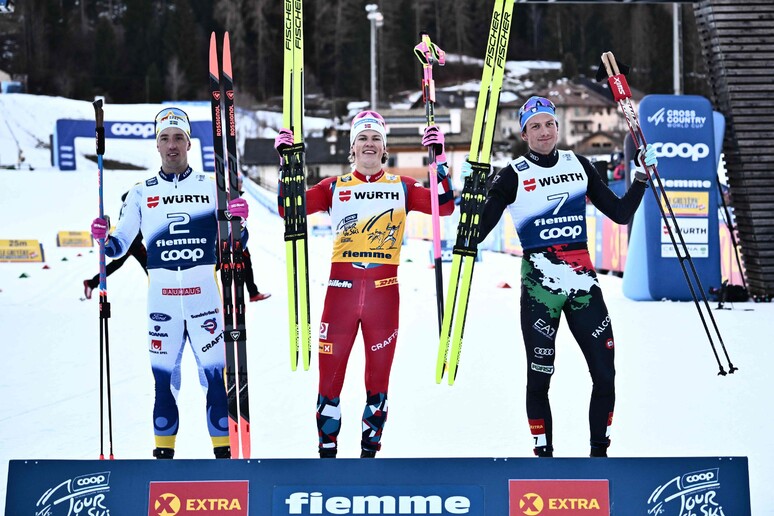 SKI-NORDIC-ITA-WORLD-SPRINT-MEN-PODIUM © ANSA/AFP