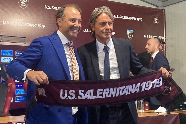 Filippo Inzaghi presentato a Salerno - RIPRODUZIONE RISERVATA