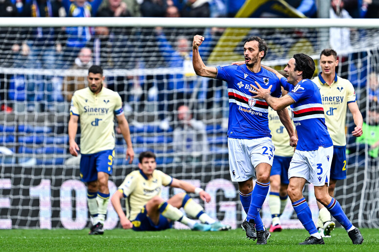 Uc Sampdoria vs Hellas Verona Fc - RIPRODUZIONE RISERVATA