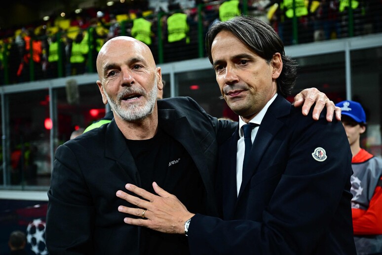 Stefano Pioli e Simone Inzaghi © ANSA/AFP