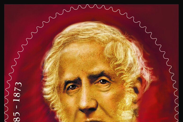Un francobollo italiano per 150 anni dalla morte di Manzoni - RIPRODUZIONE RISERVATA