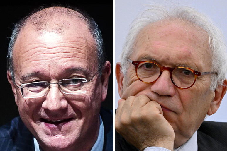 Giuseppe Valditara (a sinistra) e Patrizio Bianchi (a destra) - RIPRODUZIONE RISERVATA