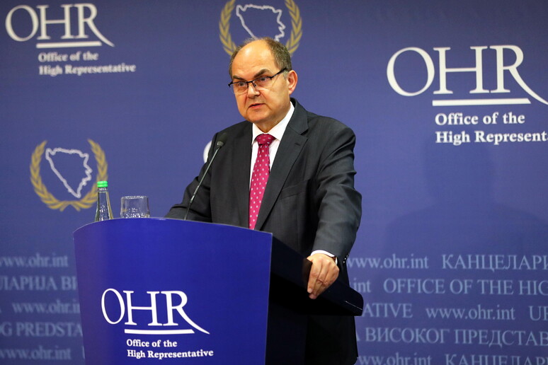 High Representative For Bosnia and Herzegovina Christian Schmidt presser © ANSA/EPA