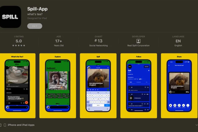 Spill, app alternativa a Twitter - RIPRODUZIONE RISERVATA