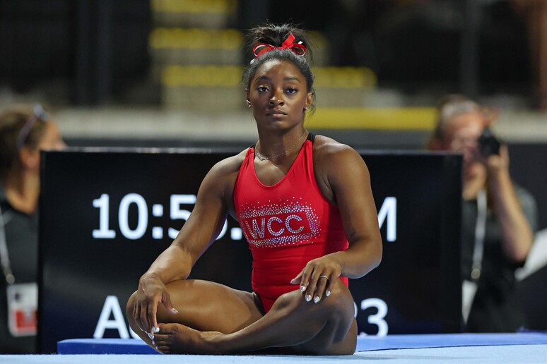 Simone Biles è tornata. Usa in delirio © ANSA/Getty Images via AFP