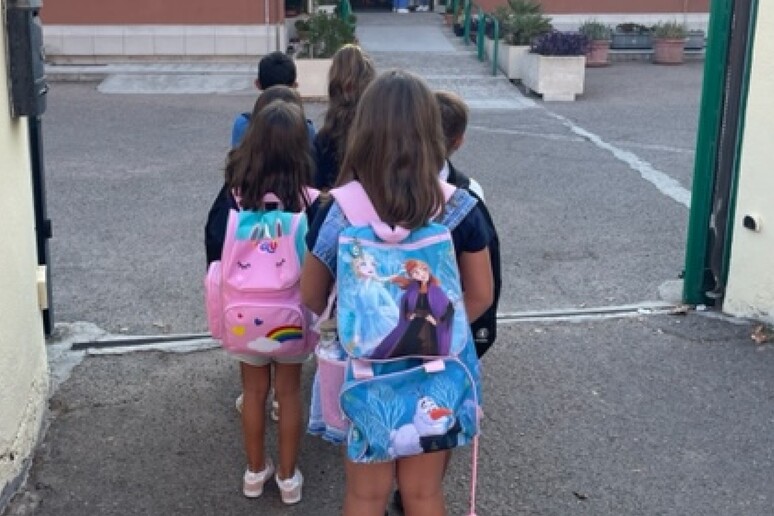 L 'ingresso in una scuola - RIPRODUZIONE RISERVATA