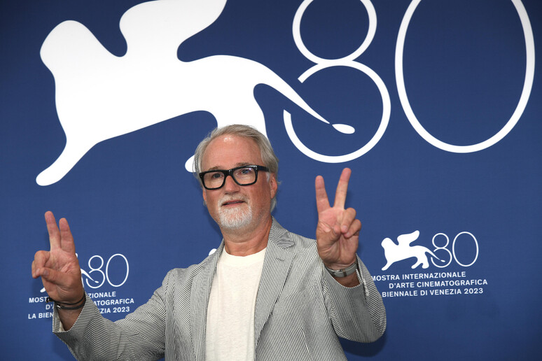 Il regista David Fincher alla Mostra del Cinema di Venezia - RIPRODUZIONE RISERVATA