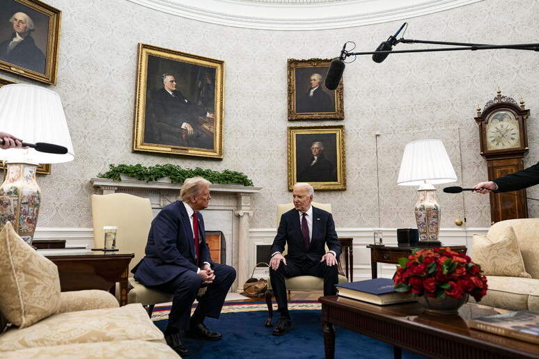 US President Biden hosts President-elect Trump at the White House